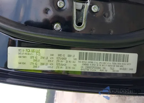 2015 Ram 1500 Express из США, поврежденный, VIN 1C6RR6FG7FS722641